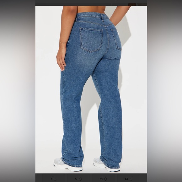 Tall Night Out In Paris Straight Leg
Jeans - Medium Blue Wash - Picture 3 of 6